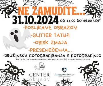 Center okusov  - 31. 10. od 11. ure