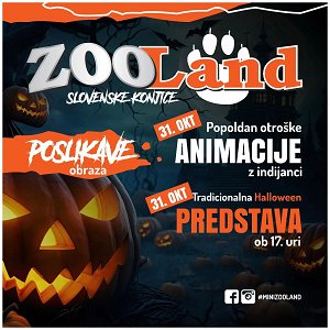 Zoo Land ob 17. uri Halloween predstava